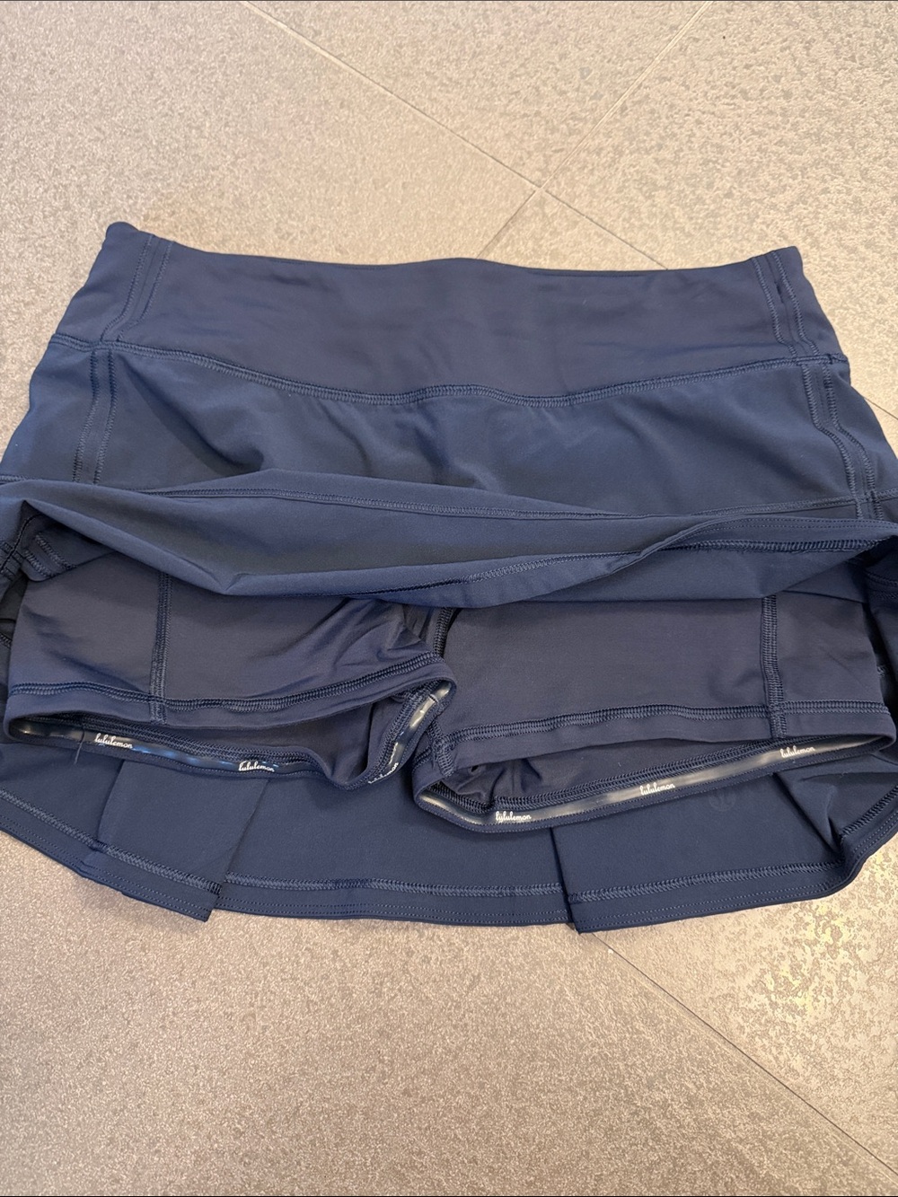 lululemon athletica Navy Performance Skort with Inner Shorts - Picture 3 of 6